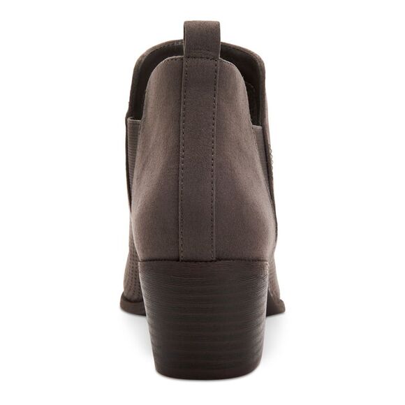 STYLE & COMPANY Womens Gray Gore Myrrah Almond Toe Block Heel Booties 6 M - Picture 2 of 5